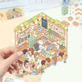Cat's Shop Landscape (Reduced due to printing error)