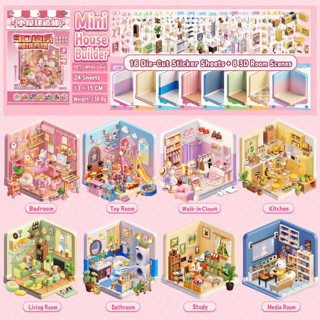 Super 3D Cottage Book