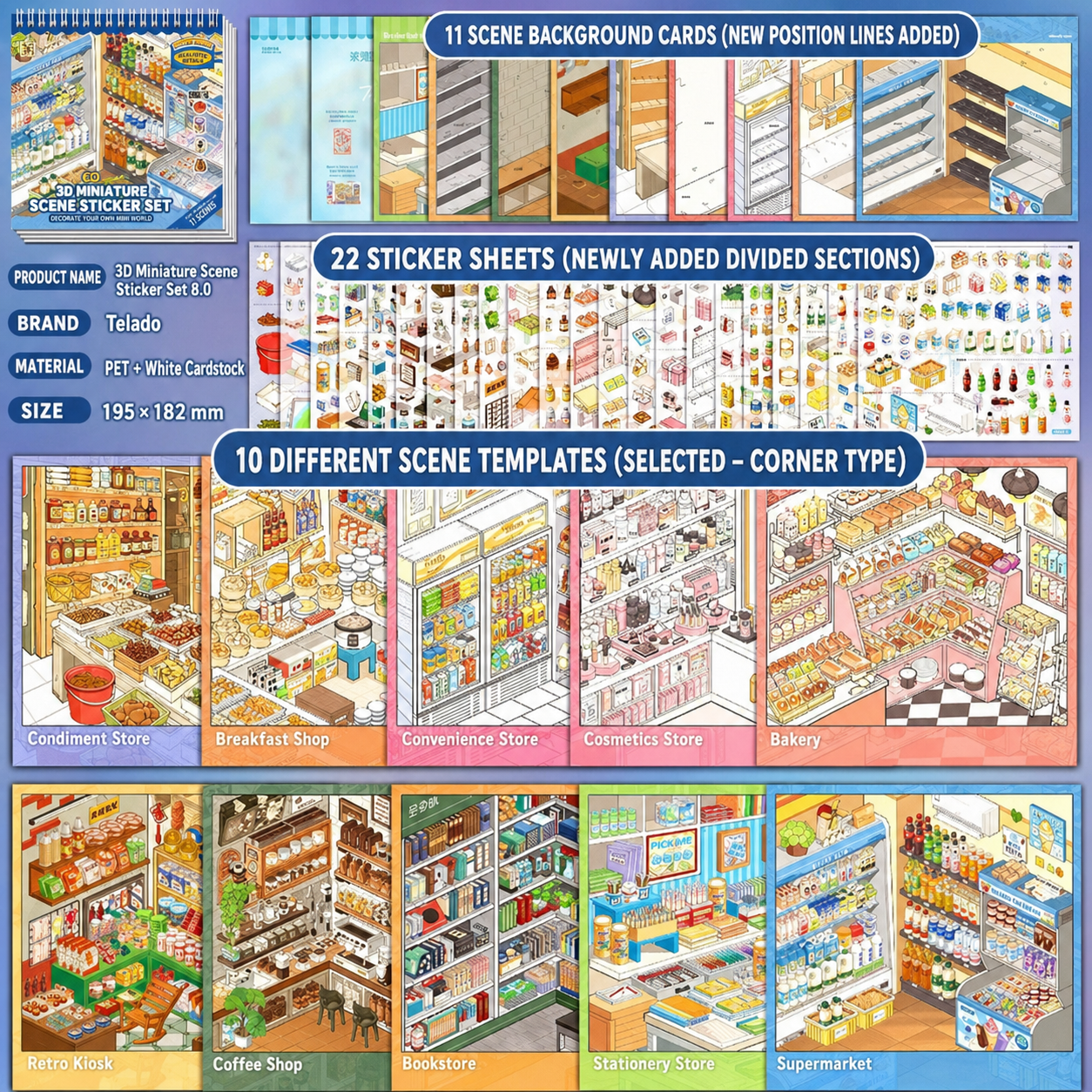 Telado 8.0 Book Stock Series